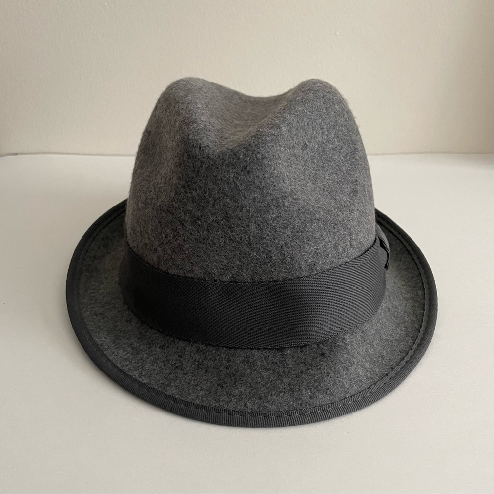 J. Crew Wool Fedora w/ Grosgrain Ribbon